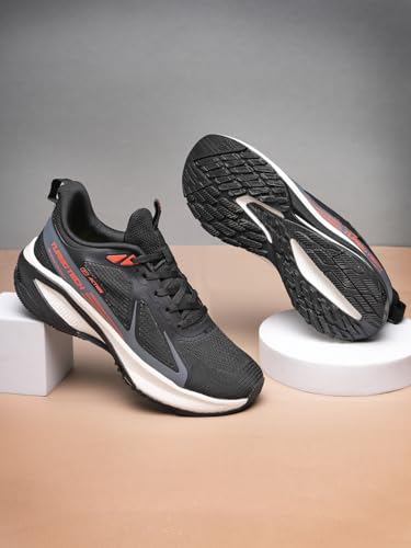 Image of Action | Athleo | NITRO-1004 | Men's | Lace-Up | Running | Shoes | Lightweight | Comfortable | Trendy | Breathable | Sports | Shoes