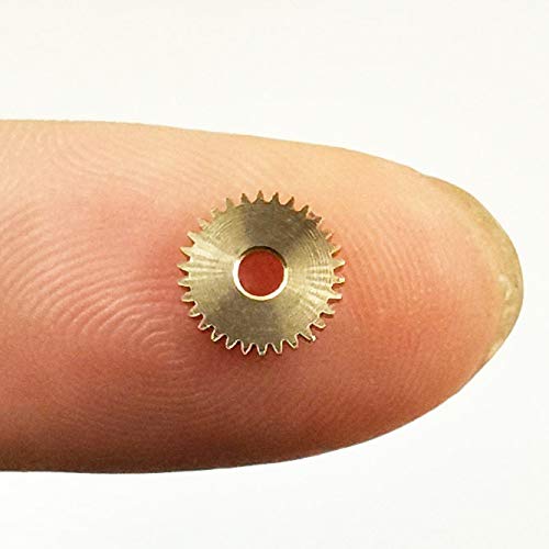 TMP1105 1pc 301.8A 302B 0.2M Brass Gears 30 Tooth Thickness 1.2 Outer Diameter 6.4mm Metal Gears (Hole Diameter : 1.78mm, Number of Teeth : 30 Teeth)