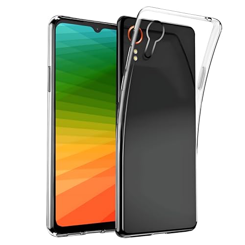 Posdou Hülle für Samsung Galaxy Xcover 7 Handyhülle Silikon Weich TPU Schutzhülle mit Kamera Schutz für Samsung Xcover 7 Stoßfest Anti-Scratch Durchsichtige Case Cover Galaxy Xcover7 Nie Vergilbung