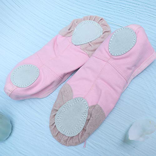 Sapatos de balé de lona HEALLILY sapatilha de balé sola completa Yoga rasteirinhas sapatos de pilate