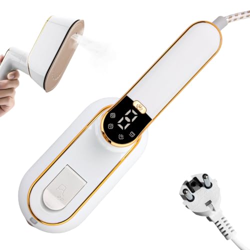 1300W Dampfbügeleisen, Mini Elektrische Bügelmaschine mit 3...