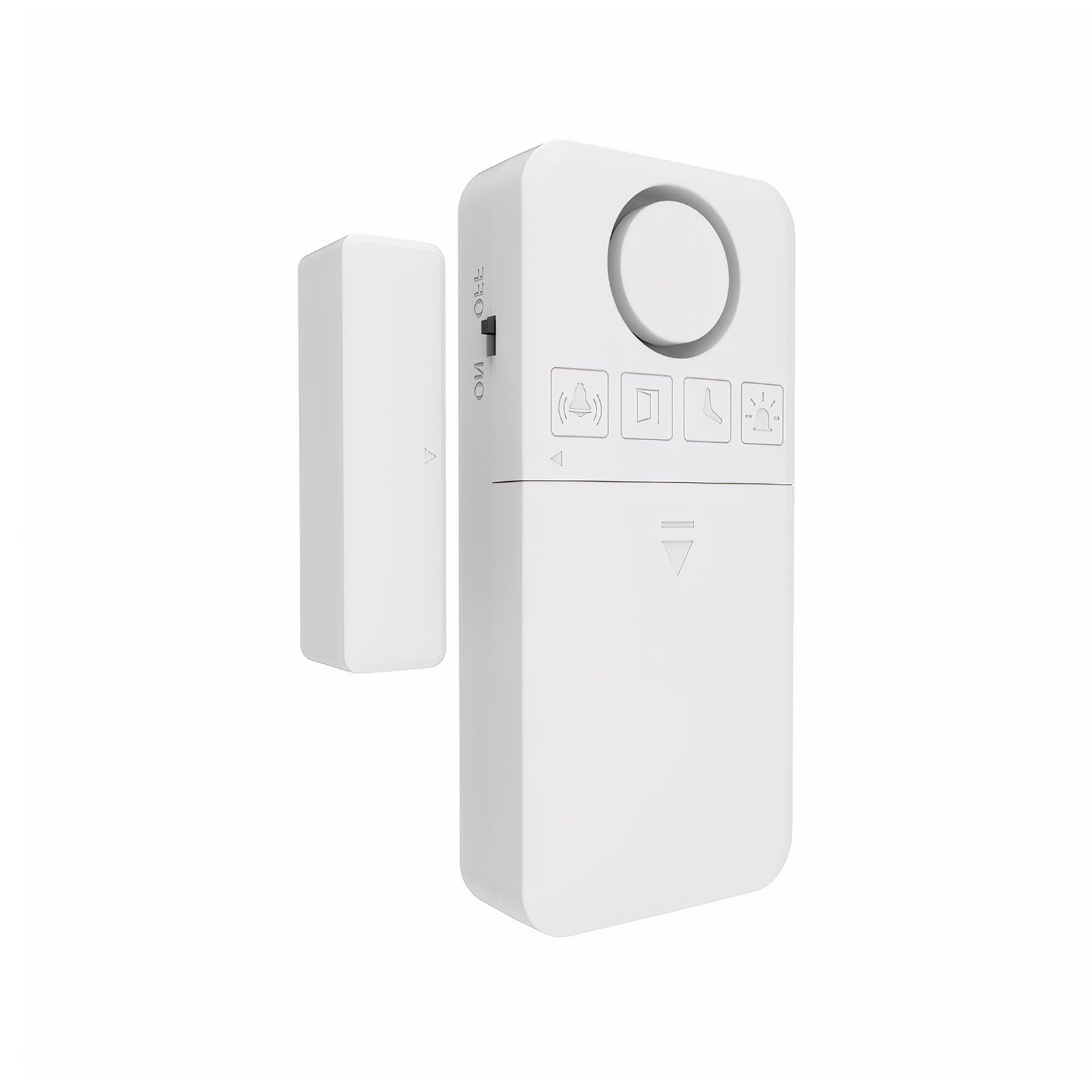 2 Piezas Alarma de Puerta Alarma de Puerta y Ventana, Alarma de Ventana y de Puerta 4 Modos para Puertas Ventanas Refrigeradores Gabinetes