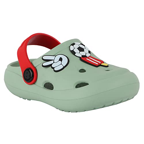 Image of NEOZ Casual Slingback Clogs for Kids with Soft Sole | Slip-On Breathable, Lightweight | Comfortable & Durable | Stylish Indoor & Outdoor Sandals Clogs for Kids