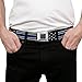 Buckle-Down Belt, Seatbelt Buckle Belt, FAFO Fuck Around and Find Out Thin Blue Line Flag, 30 to 44 Inches