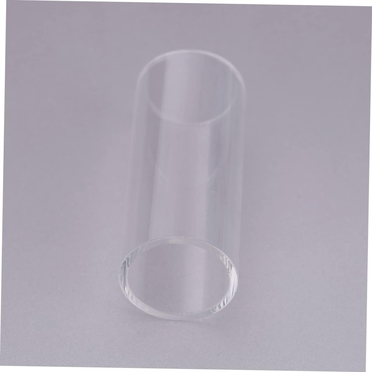 2Pcs Glass Guitar Slides for Guitar Players White 5.1cm