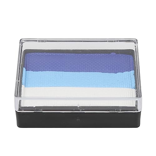 TAG Neon Rainbow Split Cakes Face Body Paint, Fácil de Colorir, Lavável, 30g para Halloween, Natal,