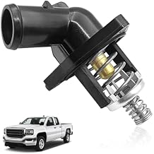 15-11125 Engine Coolant Thermostat Housing Assembly Compatible with 2014 2015 2016 2017 2018 2019 2020 Chevy Silverado, GMC Sierra 4.3 5.3 5.3L 6.2L Thermostat Housing Assembly