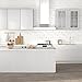 Oxdigi White Silver Wood Contact Paper - 23.6 x 196 Inches - Self-Adhesive, Removable and Waterproof - Ideal Peel and Stick Wallpaper for Cabinet, Countertop, Desktop, Rental Property, Kitchen