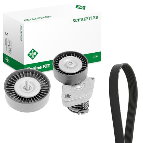 Courroies trapézoïdales INA 2418mm pour remplacement kit accessoire Mercedes Classe E W211