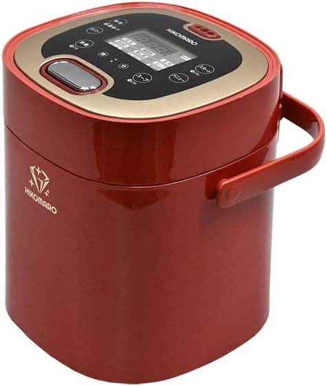 クマザキエイム 彦摩呂のマルチクッカー 調理の宝石箱 MC-107H 0.5合～2.5 オリジナルレシピブック付き 彦麻呂さん監修 (レッド)