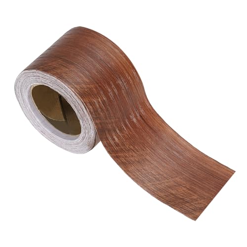 Image of PATIKIL Wood Grain Repair Tape 2in x33ft, Self Adhesive Realistic Textured Repair Tape Patch for Floor Door Table Cabinets Desk, Sequoia