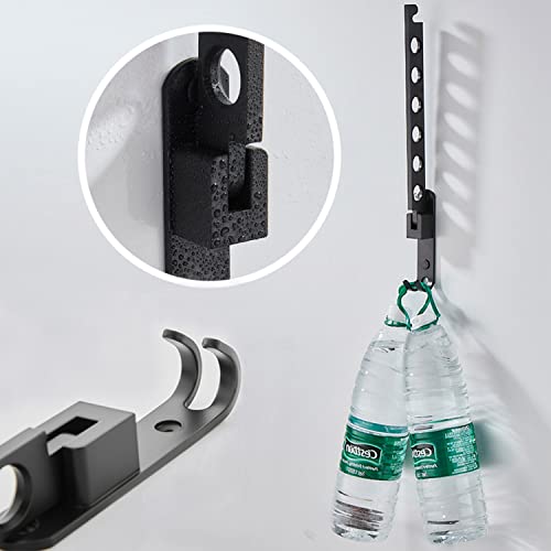 sinzau Foldable Clothes Rack, Wall Mounted Folding Hanger, for Indoor and Outdoor Drying Clothes - Image 6