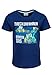Produktbild SALT AND PEPPER Jungen Traktor Druck Treckerfahrer T-Shirt, Navy, 116/122