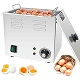 Generisch Kommerzieller Eierkocher,2600W,Eierkocher aus Edelstahl mit Netzkorb,automatischer...