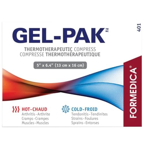 Formedica Compresse gel réutilisable chaud/froid 5 x 6 po