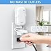 Outlet Wall Mount for Blink Sync Module Core, Sync Module Mount Holder for Blink Outdoor/Indoor Security Camera, No Drilling No Messy Wires Camera Mount with Short Cable (1Pack)