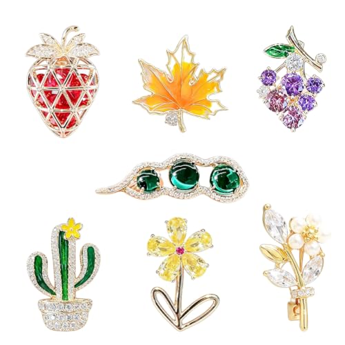Image of Crystal Rhinestone Butterfly brooches Vintage Bowknot Pearl Lapel Pins