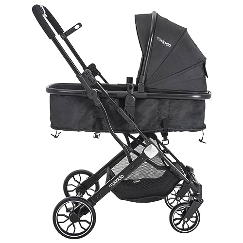 Carrinho de Bebê Zig Zag Preto - Kiddo