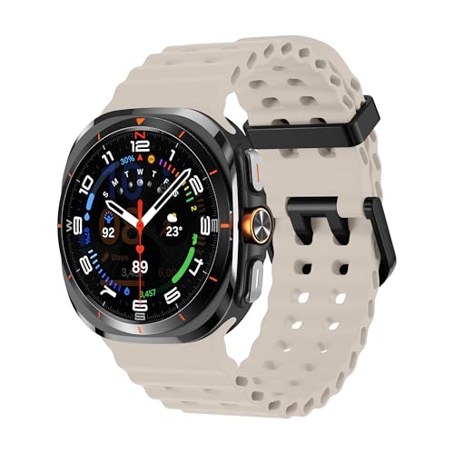 Teknoft Samsung Galaxy Watch Ultra 47mm ile Uyumlu Delikli…