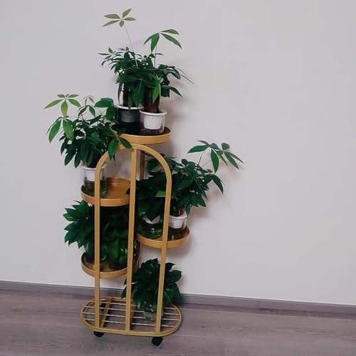 Support à plantes en métal étagère pots de fleurs intérieur et extérieur