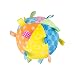 Mary Meyer Taggies Plush Toss the Taggies Chime Ball, Colors