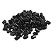 Jocon SF9000 PVC Flexible Round End Caps Shelf Organizer Tip Caps Wire Thread Protector Cover (inner diamter 6.5mm), 1/4 inch round black vinyl end cap, cover rubber safety tip 0.25"