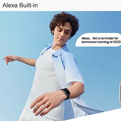 Amazfit GTS 4 Mini A2176 SmartWatch Display AMOLED de 1,65 polegadas de alta definição, Alexa incorp