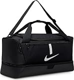 Nike, Academy Team, Football Duffel Bag,Black/Black/(White) - Image 5