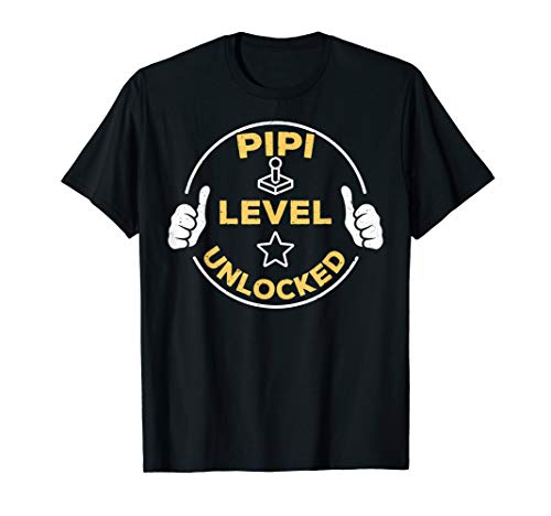 Pipi Level Unlocked Soon To Be Pipi Gift T-Shirt