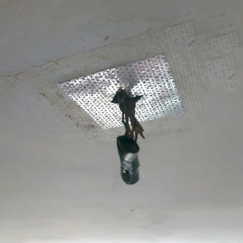 Tiruiya Löcher Füllen Wand, Selbstklebendes Wand Reparatur Patch Aluminium, Lässt Sich Gut Verarbeiten Trockenbau Gipskarton Flicken, Spachtelmasse Innen für Löchern Hohle Steckdosen Decken