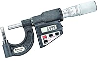Starrett 769 meaxfl LCD Tube), Reibung Fingerhut, Kontermutter, Hartmetall Faces, 0–25 mm Range, 0,001 mm Teilung