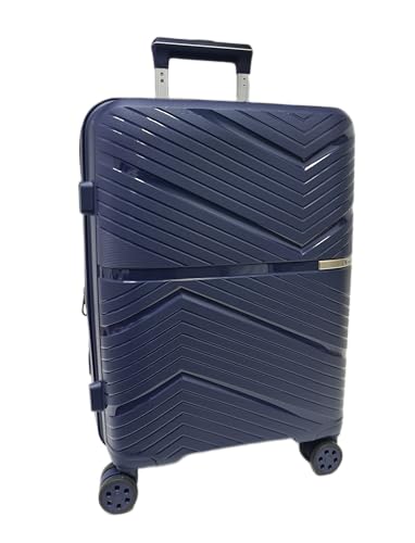 COVERI COLLECTION Valise trolley rigide ABS extensible, bagage à main 55 x 38 x 21,5 cm, 8 roues...