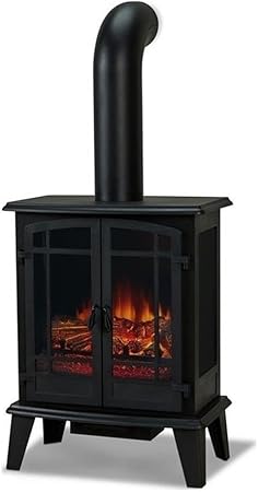 Real Flame Foster 25" Stove Electric Fireplace for Living Room