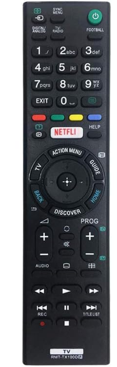 Replacement RMT-TX100D for sony bravia remote control for tv Suitable for sony tv remote control RMT-TX101J RMT-TX102U RMT-TX102D - No Setup Required