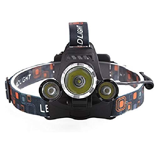 Headlamp Torch Light Headlamp for Trekking Running Cycling High Power 3 in 1 Headlamp Rechargeable Waterproof Head Flashlight Lamp for Walking Running Camping Hiking