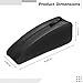 wkao Waterproof Nylon Top Tube Bag, 9 in X 3.5 in X 2.4 in, Perfect for Cycling Gear, Fits Most S