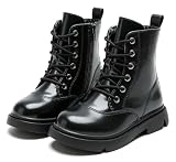 DADAWEN Boys Girls Waterproof Lace Up Mid Calf...