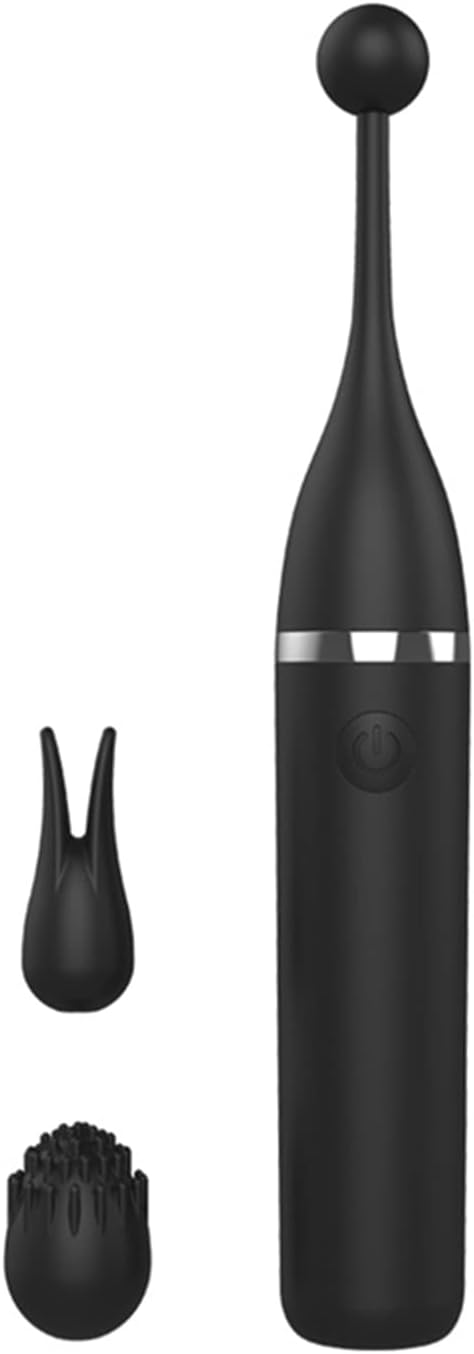 Soft Silicone Female Vibrator with 3 Soft Tops, 10 Vibration Modes Waterproof Rechargeable G Spot Vibrator Adult Sex Toy for Female Couple