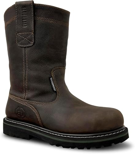 EVER BOOTS Wellington Waterproof Steel Toe Boots