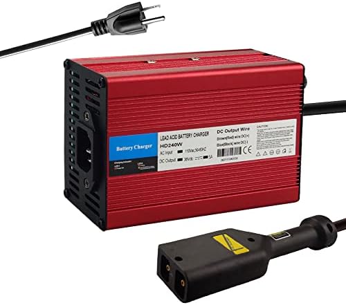 36V 5A Golf Cart Battery Charger with Powerwise Plug for EzGo Ez-Go TXT Medalist D-Plug