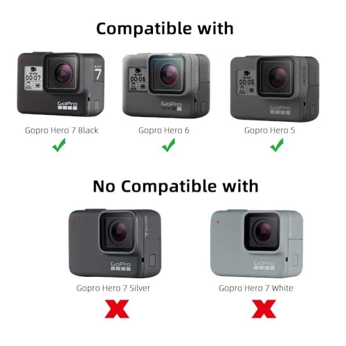 Image of VERTUS Premium Tempered Glass Screen Protector for GoPro Hero 7 (Black) / GoPro Hero 6 / GoPro Hero 5