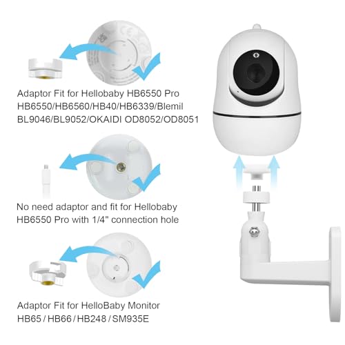 Baby Monitor with Two Cameras and Large Screen