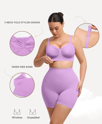 Image of Lover-Beauty Bralettes for Women Wireless Stretch Unlined Everyday Bra