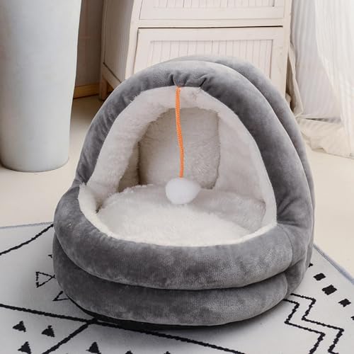 Maison pour animaux de compagnie Sharplace lit chaud chaton S