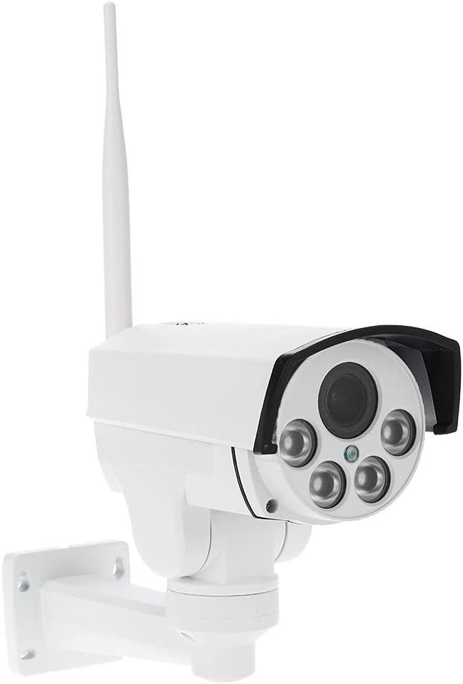 Full HD 2.0MP 1080P WiFi IP Wireless Security Cameras Outdoor Waterproof CCTV Pan Tilt Zoom PTZ Camera with Built-in Micro SD Card Slot Day Night Vision Mobile Phone Remote