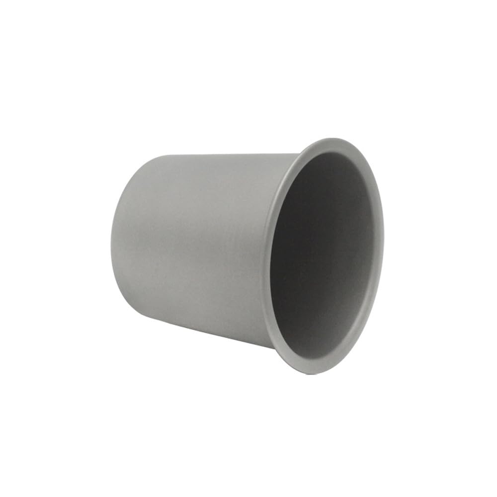 Ausla Metal Camping Mug Lekki Kubek do Piwa Ti 220ml Bezszwowy Projekt Przenośny do Podróży na Zewnątrz (8 szt)