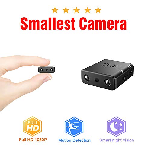 1080P HD Mini Videocamera Sport Mini DV Videoregistratore Spia Telecamere con visione notturna e Motion Detection Telecamera di sicurezza