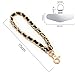 TENOC Metal Phone Wrist Strap, Universal Cellphone Lanyard with Tether Tab,Hands-Free Wristlet Bracelet, Anti Theft Phone Chain for Women, Black