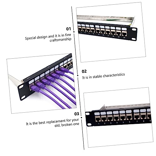 Panneau de brassage rack horizontal pour éliminer le désordre - 4