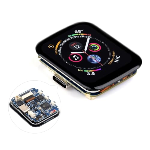 Waveshare ESP32-S3 1.69inch Touch Display Development Board, 240×280 Pixels, Micro LCD Display with ESP32-S3, 262K Color, Compact Size, Accelerometer and Gyroscope Sensor